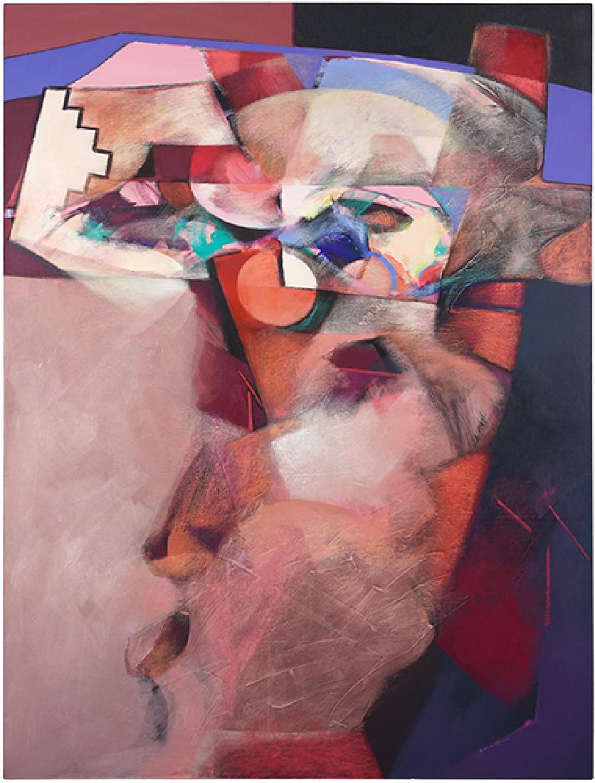 David Johns (American, B. 1948) Polychrome Abstraction. (1 of 1)