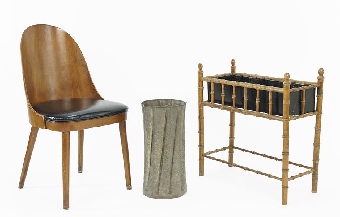 An Italian Metal Umbrella Stand. (1 of 1)