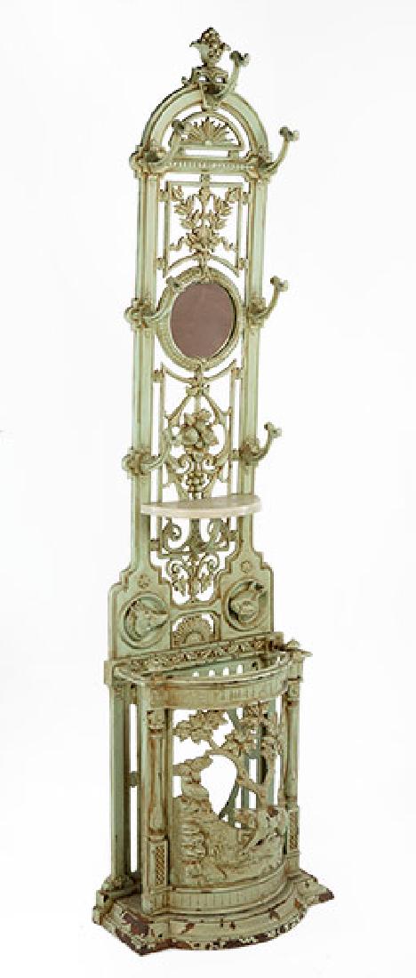 A 19th Century English Hall Tree. (1 of 1)