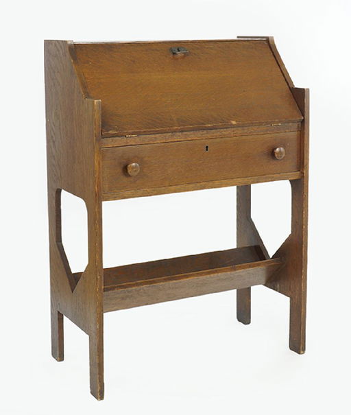 An Stickley Bros Style Arts Crafts Slant Front Desk Apr 20 Style Arts Crafts Slant Front Desk