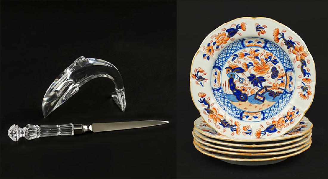 A Set Of Six Mason's Ironstone Salad Plates. (1 of 1)