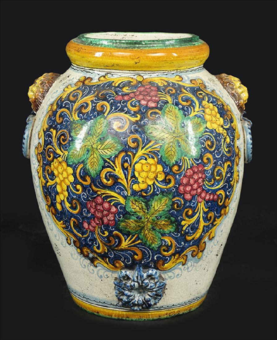 An Italian Faience Urn. (1 of 1)