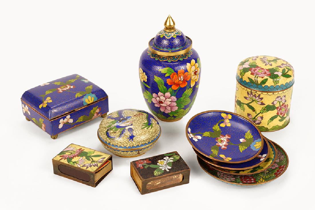 A Collection of Cloisonne. (1 of 1)