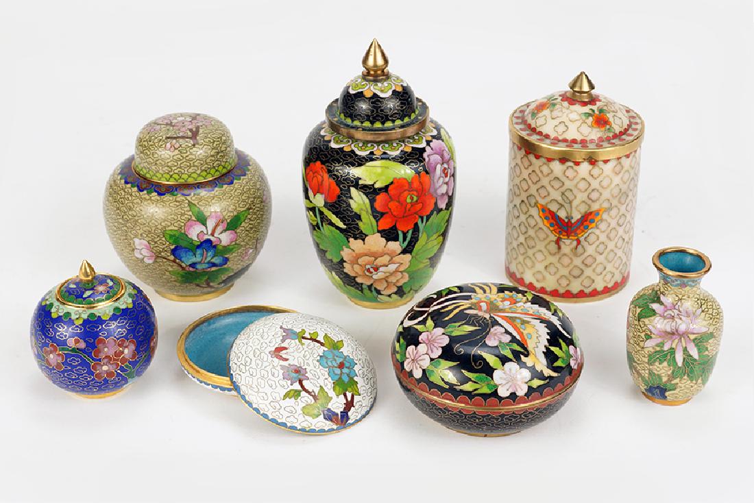 A Collection of Cloisonne. (1 of 1)