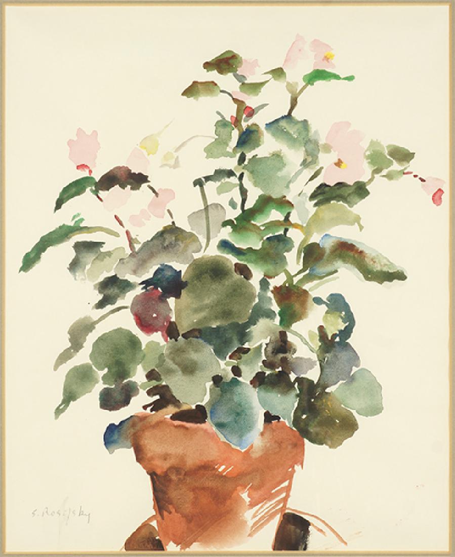 Seymour Rosofsky (American, 1924-1981) Flowers. (1 of 1)