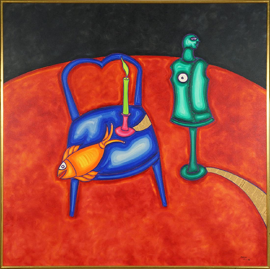 Raul Pardo (Ecuador, B. 1945) Perro Y Navaja. (1 of 1)