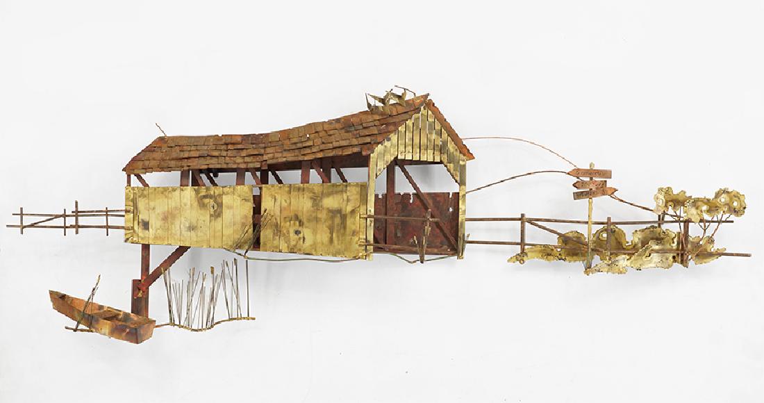 Curtis Jere (American, 1910-2008) Wall Mount Sculpture. (1 of 2)