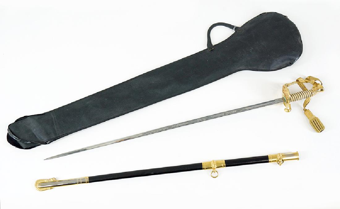 A US Naval Officer's Sword. (1 of 2)