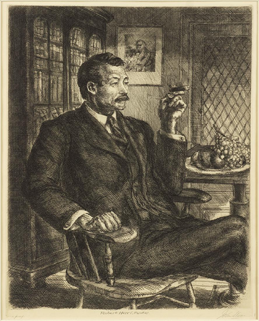 John Sloan (American, 1871-1951) Robert Henri, Painter. (1 of 8)