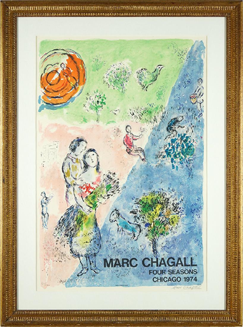 Marc Chagall (Russian-French, 1887-1985) Four Seasons. (1 of 8)