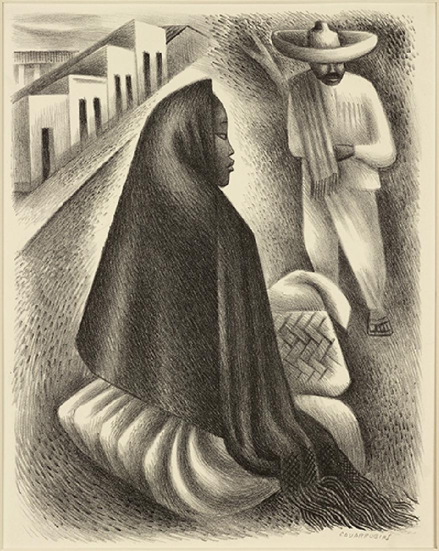 Miguel Covarrubias (Mexican, 1904-1957) Hombre y Mujer. (1 of 5)