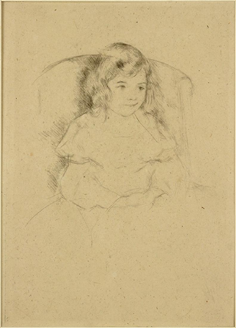 Mary Cassatt (American, 1844-1926) Sara Smiling. (1 of 1)