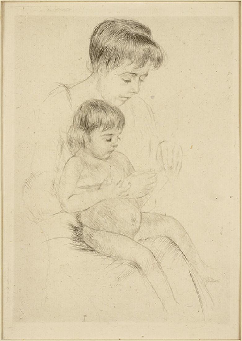 Mary Cassatt (American, 1844-1926) The Manicure. (1 of 4)
