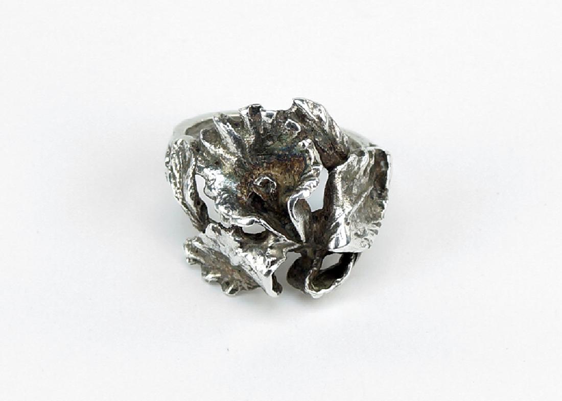 A Joseff of Hollywood Sterling Silver Ring. (1 of 2)