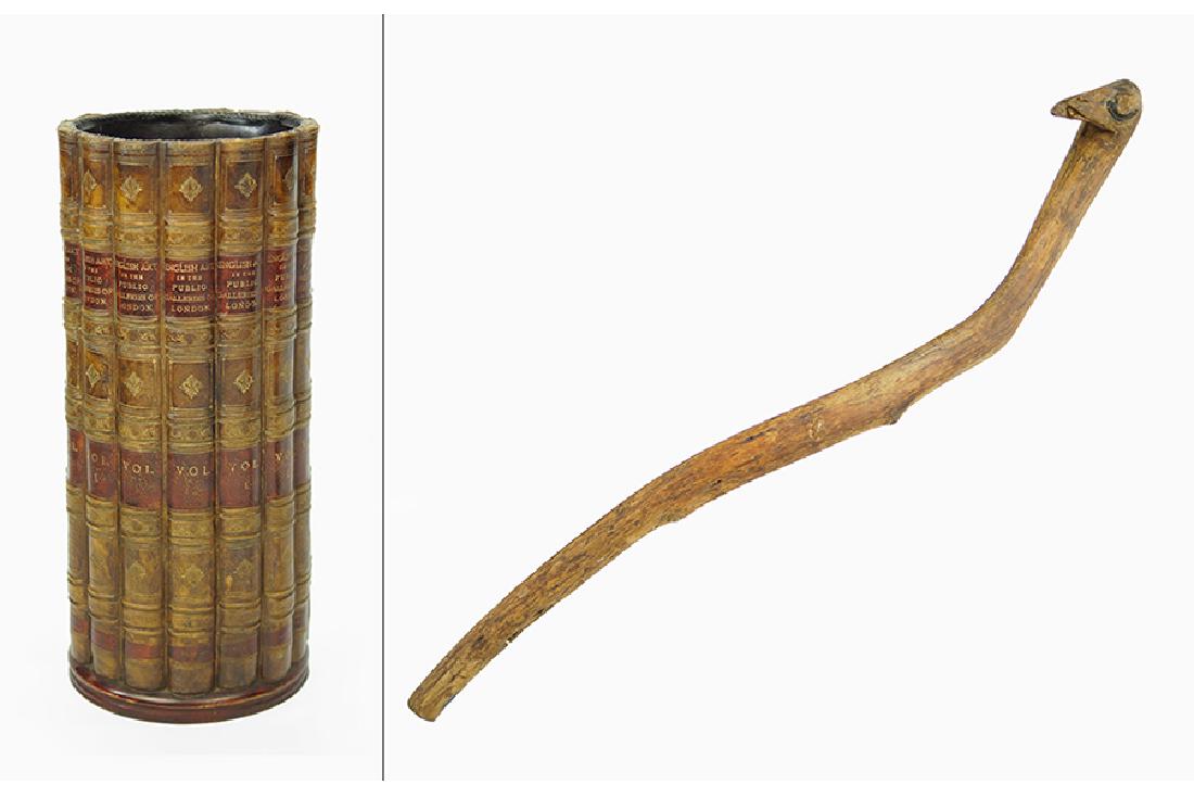 An English Book Form Umbrella / Cane Stand. (1 of 1)