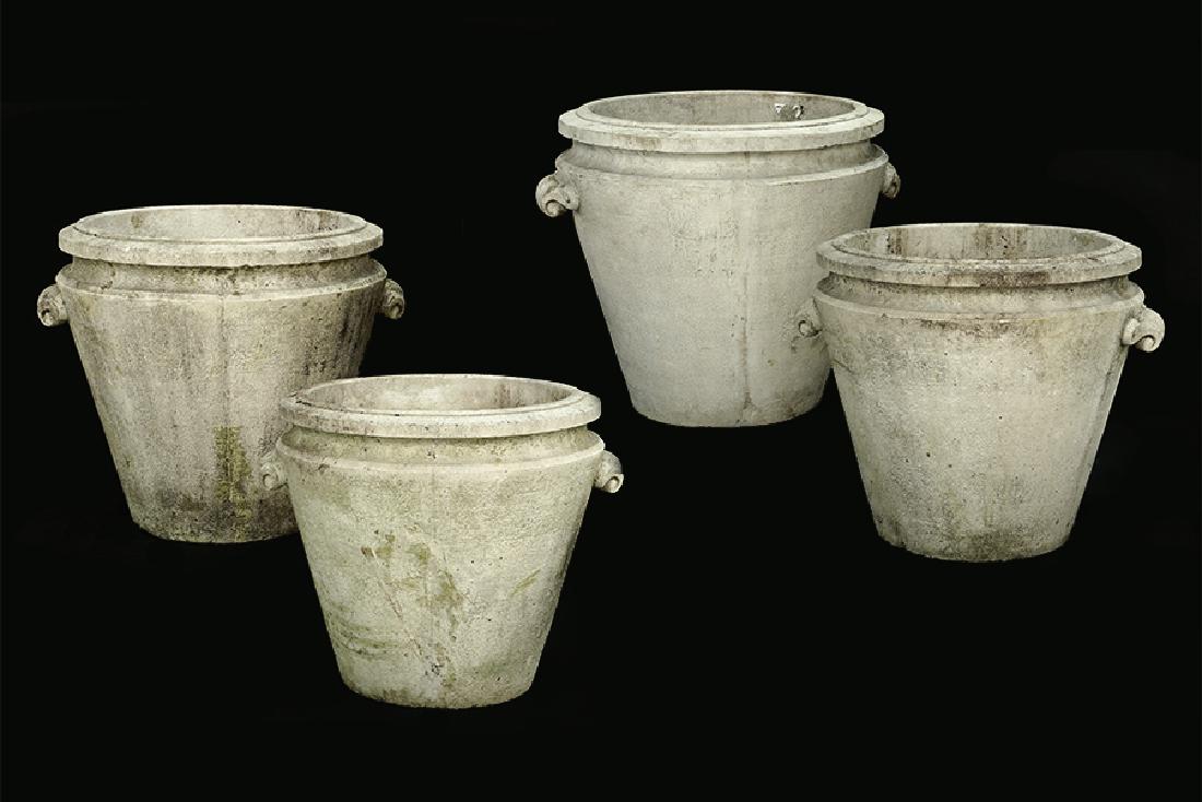 A Set of Four Concrete Garden Urns. (1 of 1)