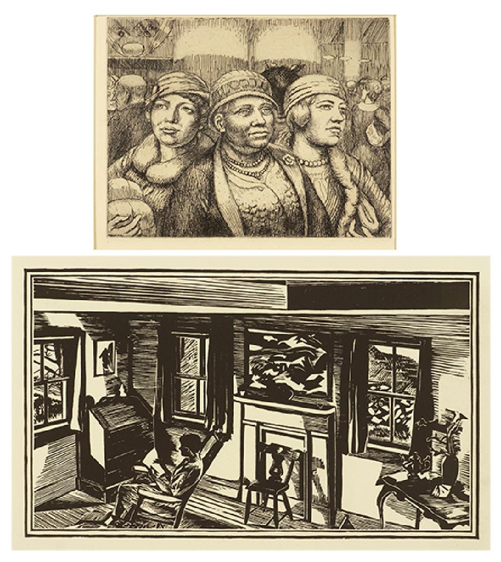 Kenneth Hayes Miller (American, 1876-1952) Three (1 of 3)