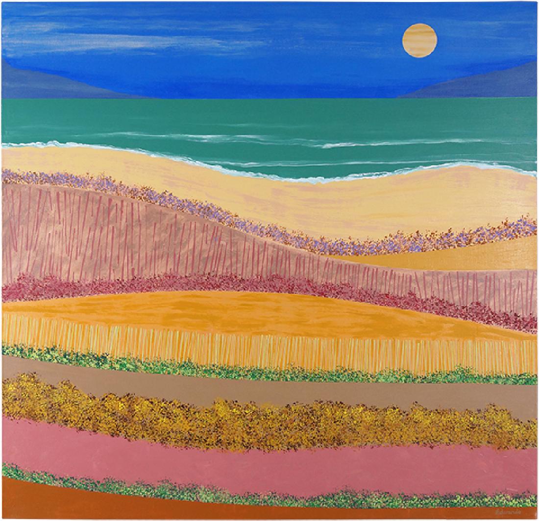 Stanley Edwards (American, B. 1941) Beach Landscape. (1 of 2)