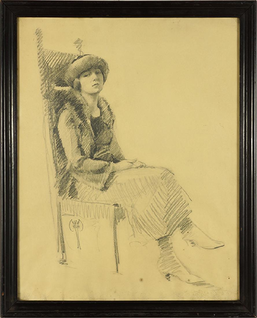 Miriam Story (American, B. 1894) Seated Woman. (1 of 1)