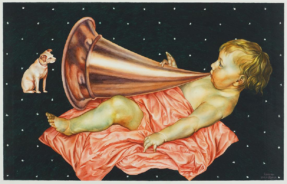 Sandro De La Rosa (Cuban, B. 1972) His Master's Voice. (1 of 2)