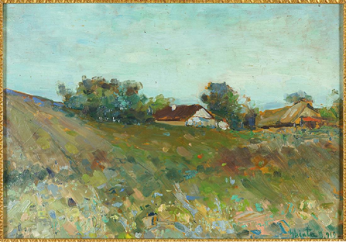 Dumitru Ghiata (Romanian, 1888 - 1972) Farm. (1 of 1)