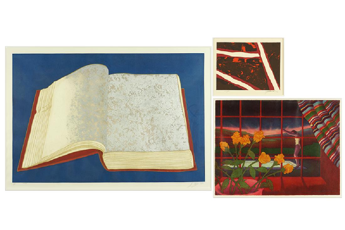 Jeffrey Lew (American, 20th Century) Open. (1 of 4)