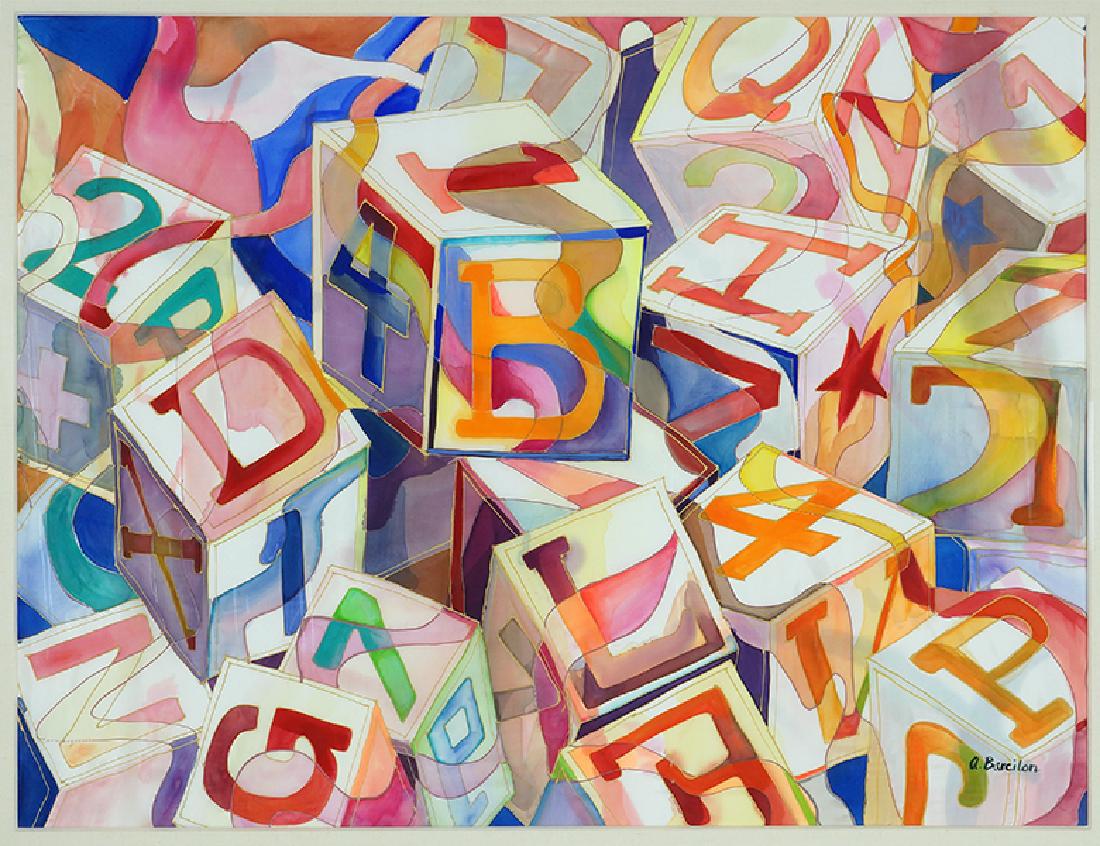 Albert Barcilon (American, Contemporary) Child's Play. (1 of 1)