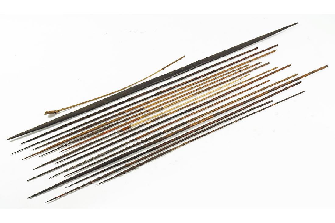 A Papua New Guinea Bow and Arrows. (1 of 2)