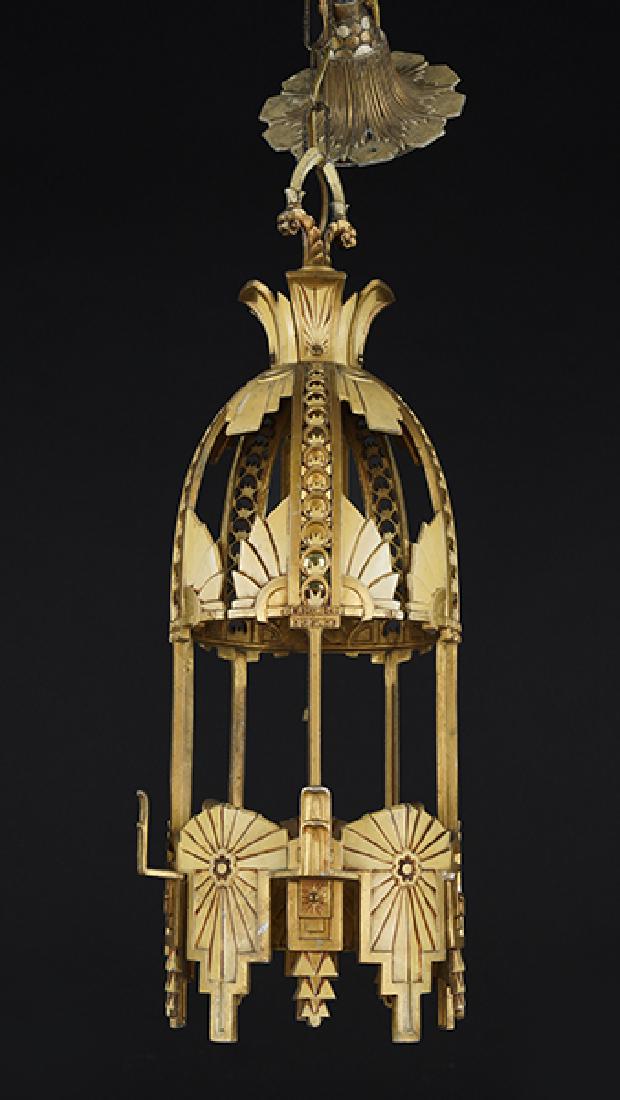 A Beardslee Chicago Art Deco Hanging Fixture. (1 of 8)