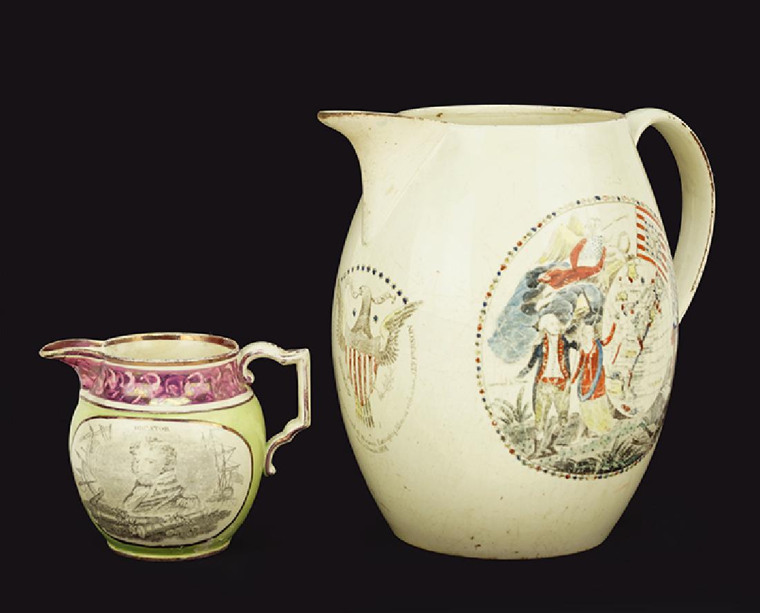 An 1804 English Creamware Pitcher. (1 of 1)