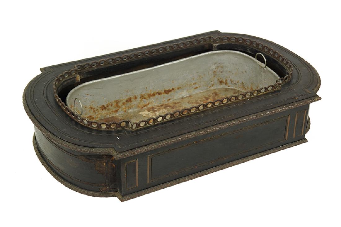 An Ormolu Mounted Jardiniere.: An Ormolu Mounted Jardiniere. 5.75" x 26.75" x 16.5"