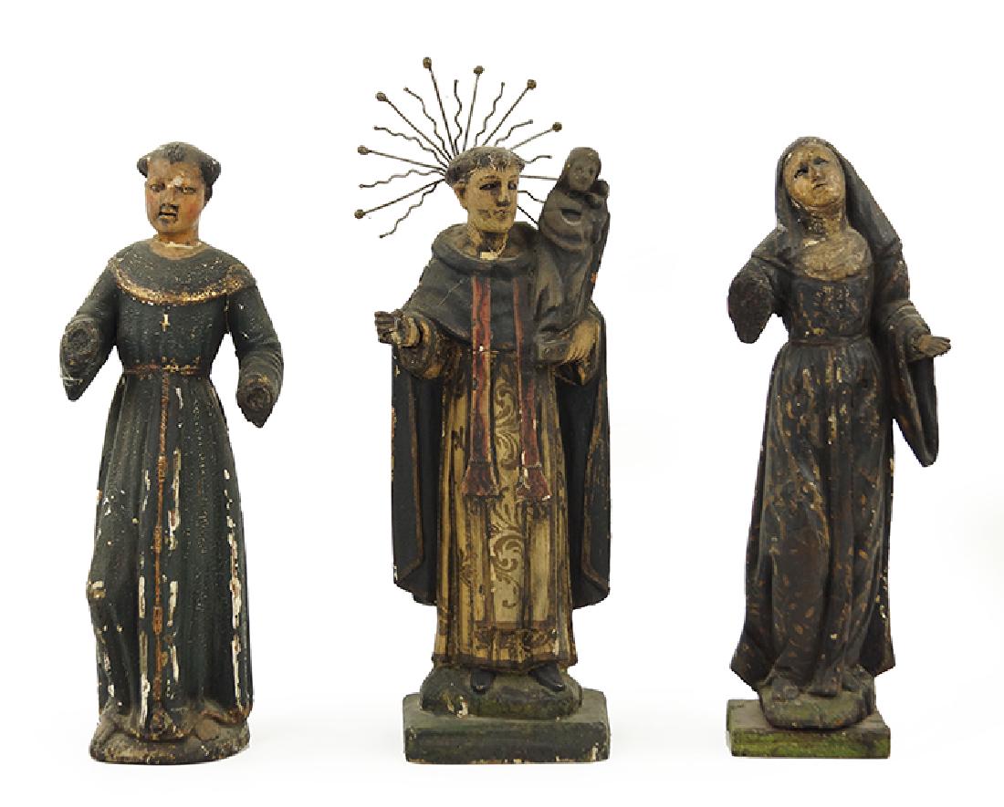 Three Santos Figures. (1 of 1)