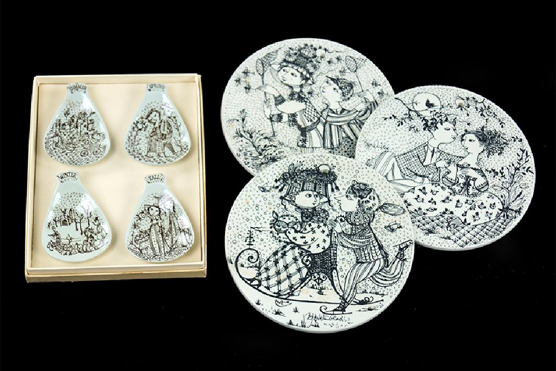A Collection of Bjorn Wiinblad Ceramics. (1 of 1)