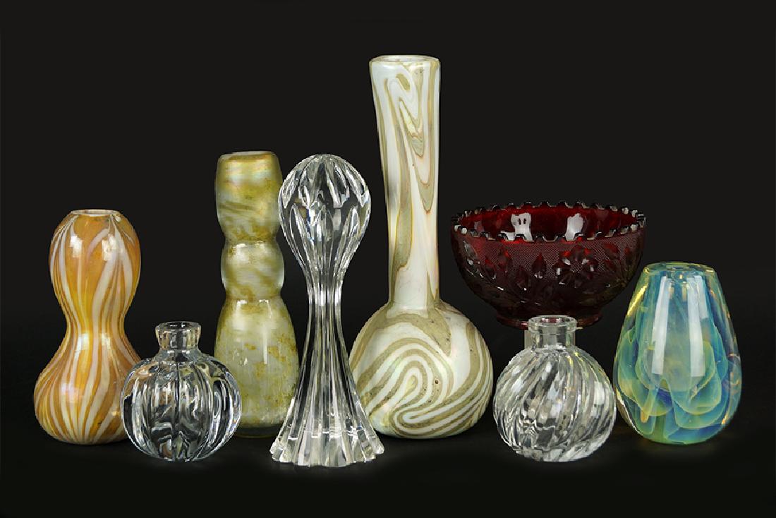 A Gilbert Johnson Glass Vase. (1 of 1)