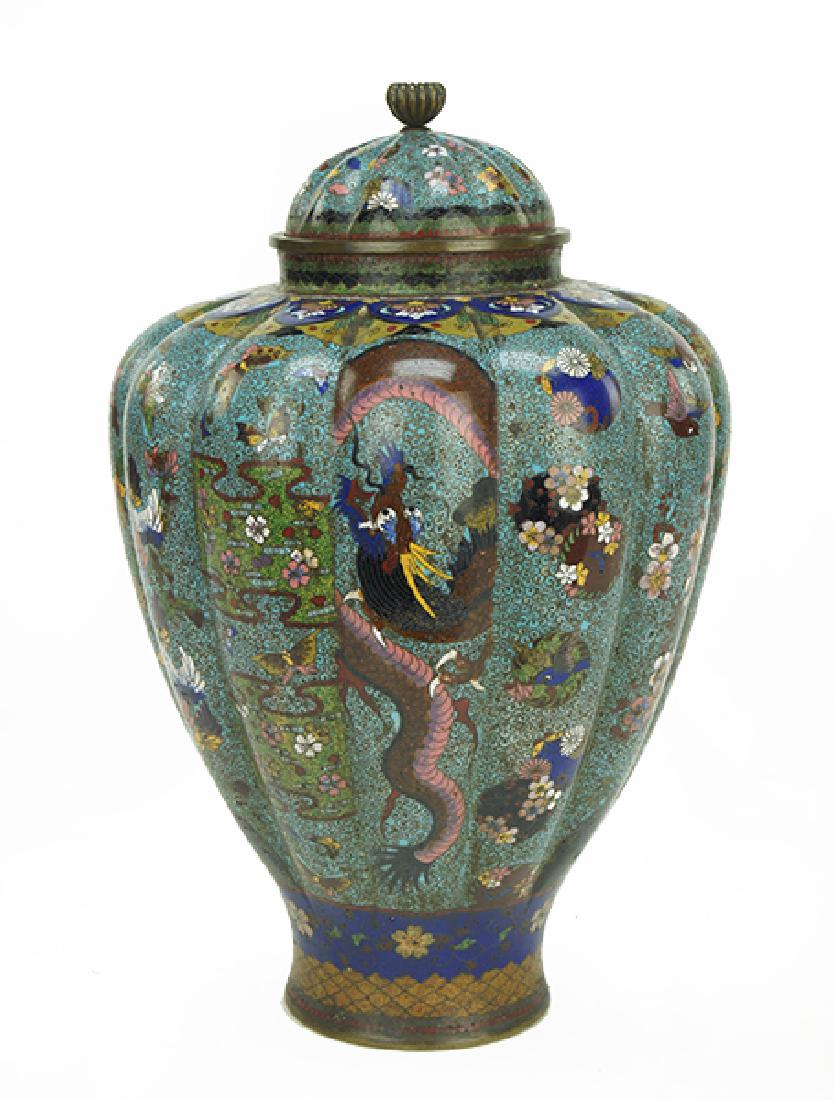 A Chinese Cloisonne Jar. (1 of 1)