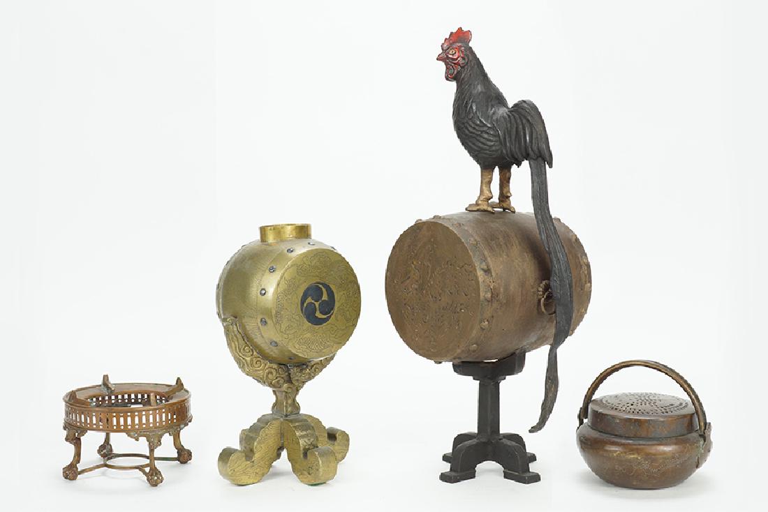 A Chinese Patinated Bronze Censer. (1 of 1)