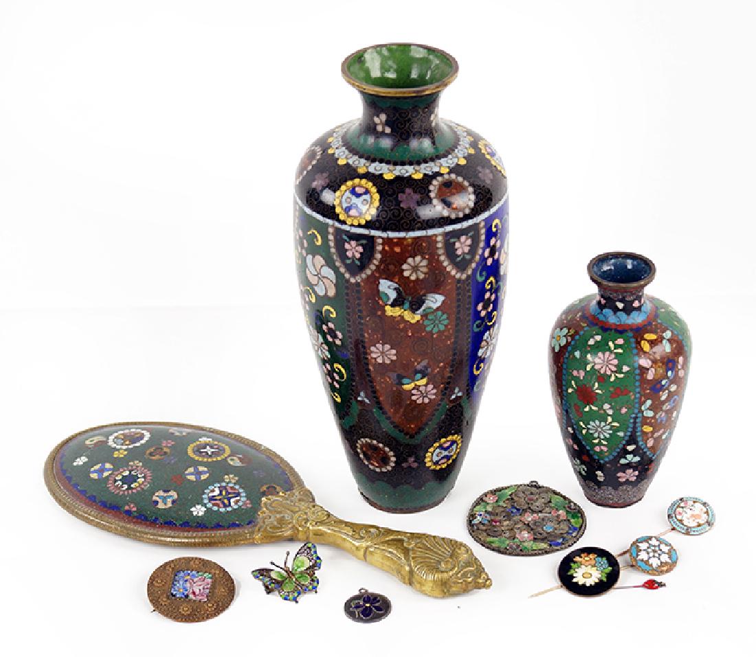 Two Cloisonne Vases. (1 of 1)