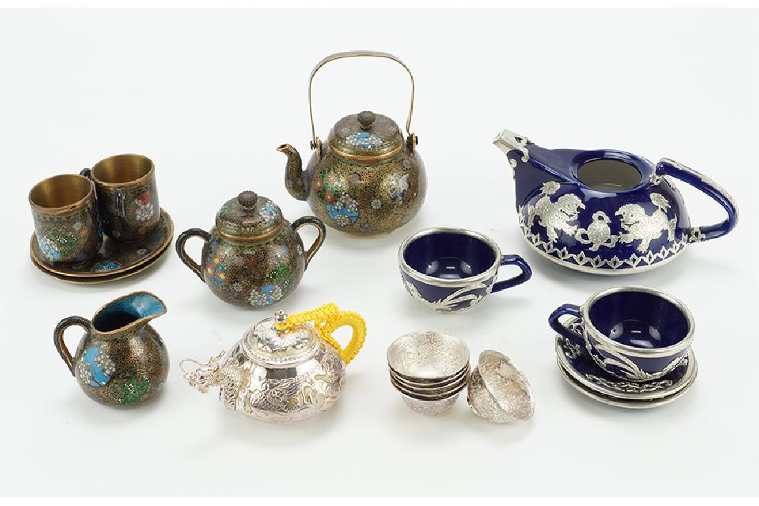 A Cloisonne Tea Set. (1 of 1)