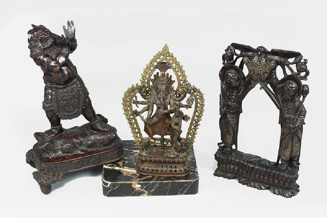 Three Asian Decorative Items. (1 of 1)