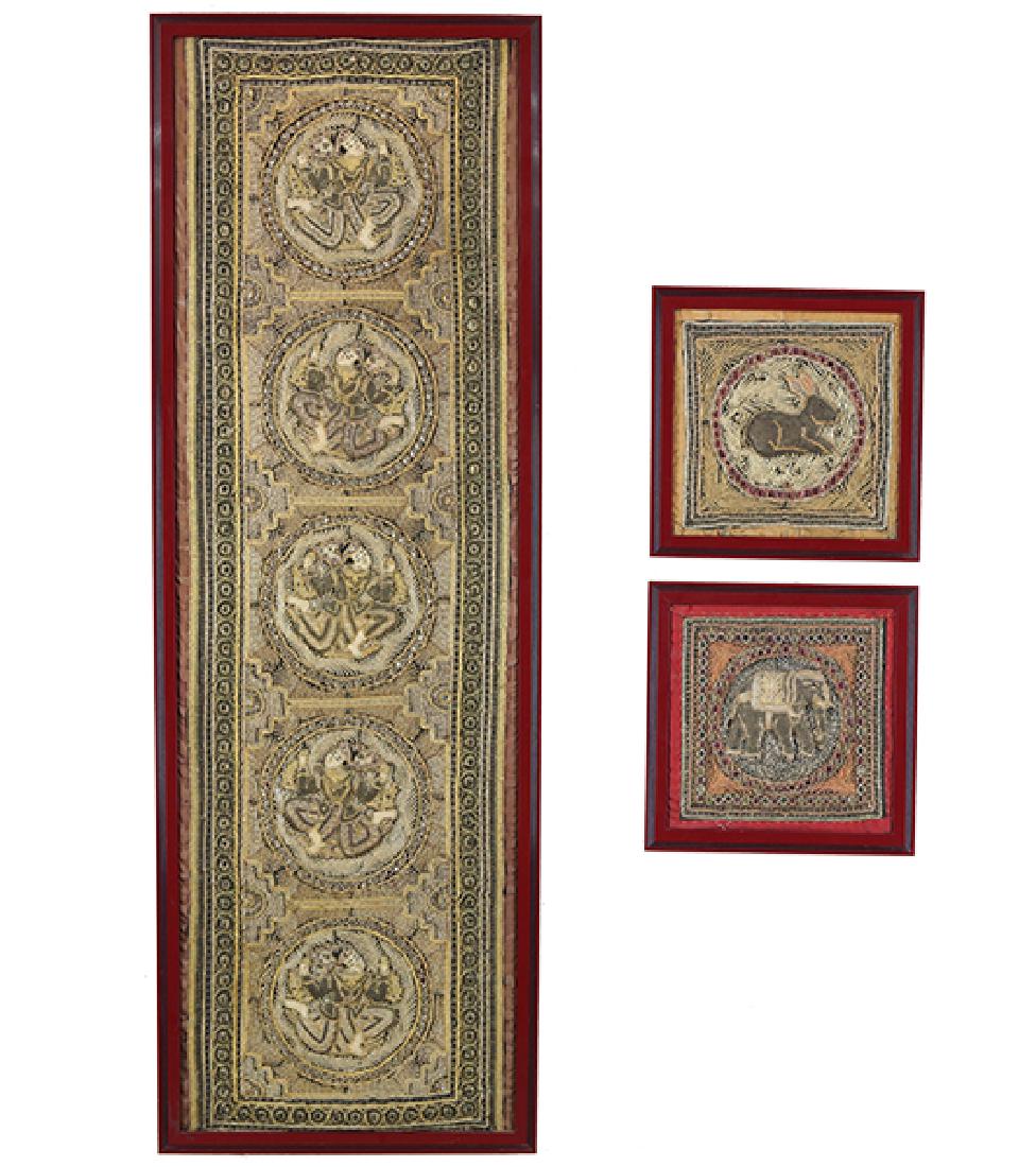 Three Thai Textiles. (1 of 2)