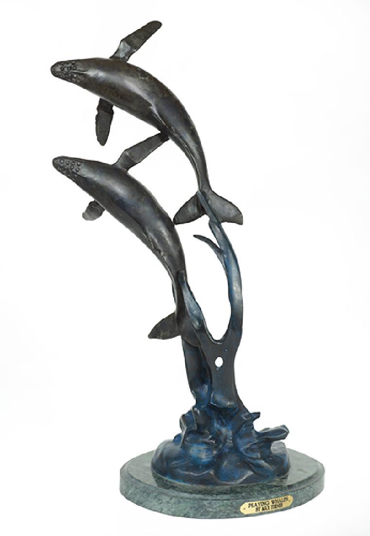 Max Turner (American, 20th Century) Playing Whales. (1 of 1)