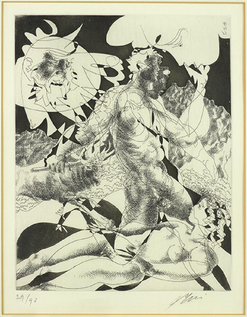 Hans Erni (Swiss, 1909-2015) Mythological Scene. (1 of 1)