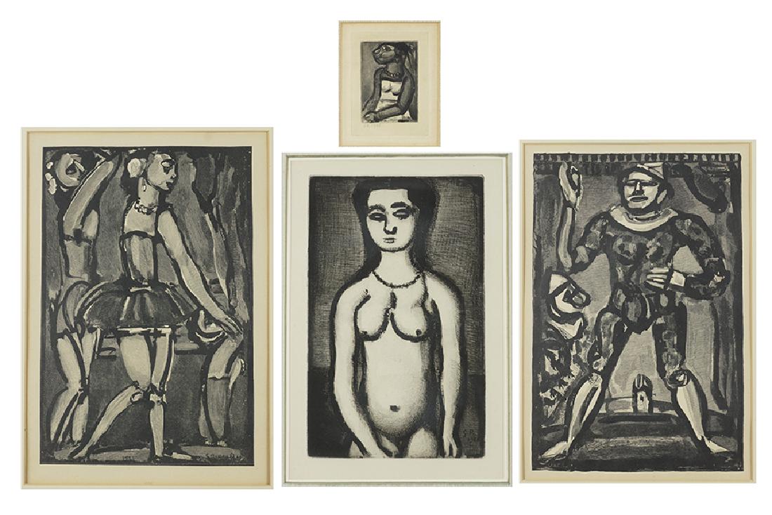 Georges Rouault (French, 1871-1958) Fille Nue. (1 of 5)