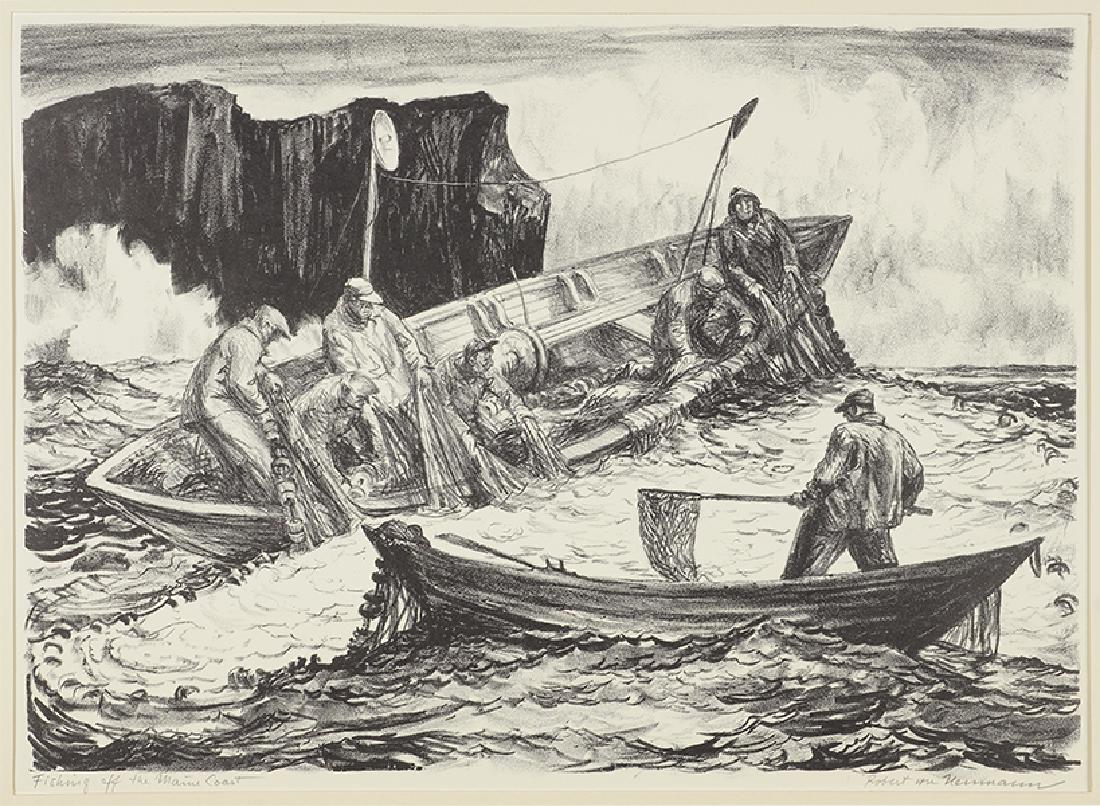 Robert von Neumann (American, 1888-1976) Fishing Off (1 of 1)