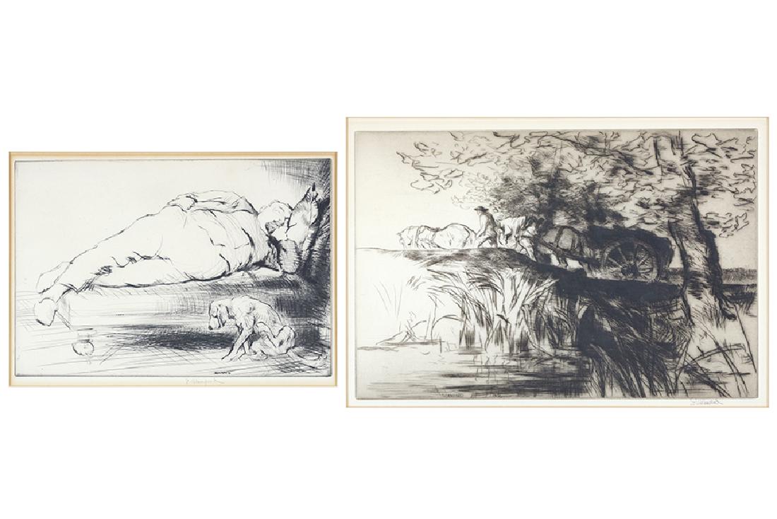 Edmund Blampied (English, 1886-1966) Two Works. (1 of 13)