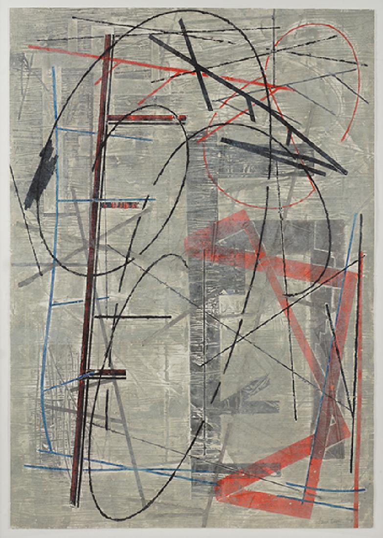 Frank Owen (American, B. 1939) Abstraction. (1 of 4)