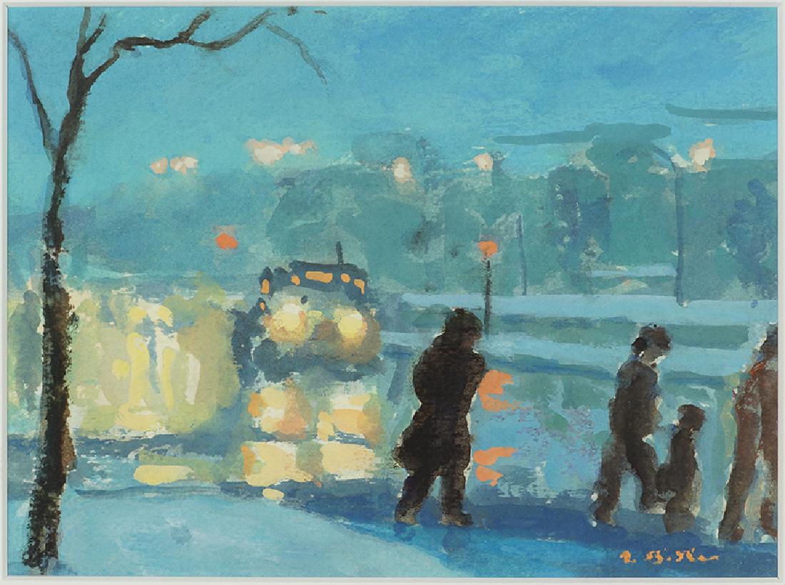 Antoine Bittar (Egyptian-Canadian, B. 1957) Scene de (1 of 1)