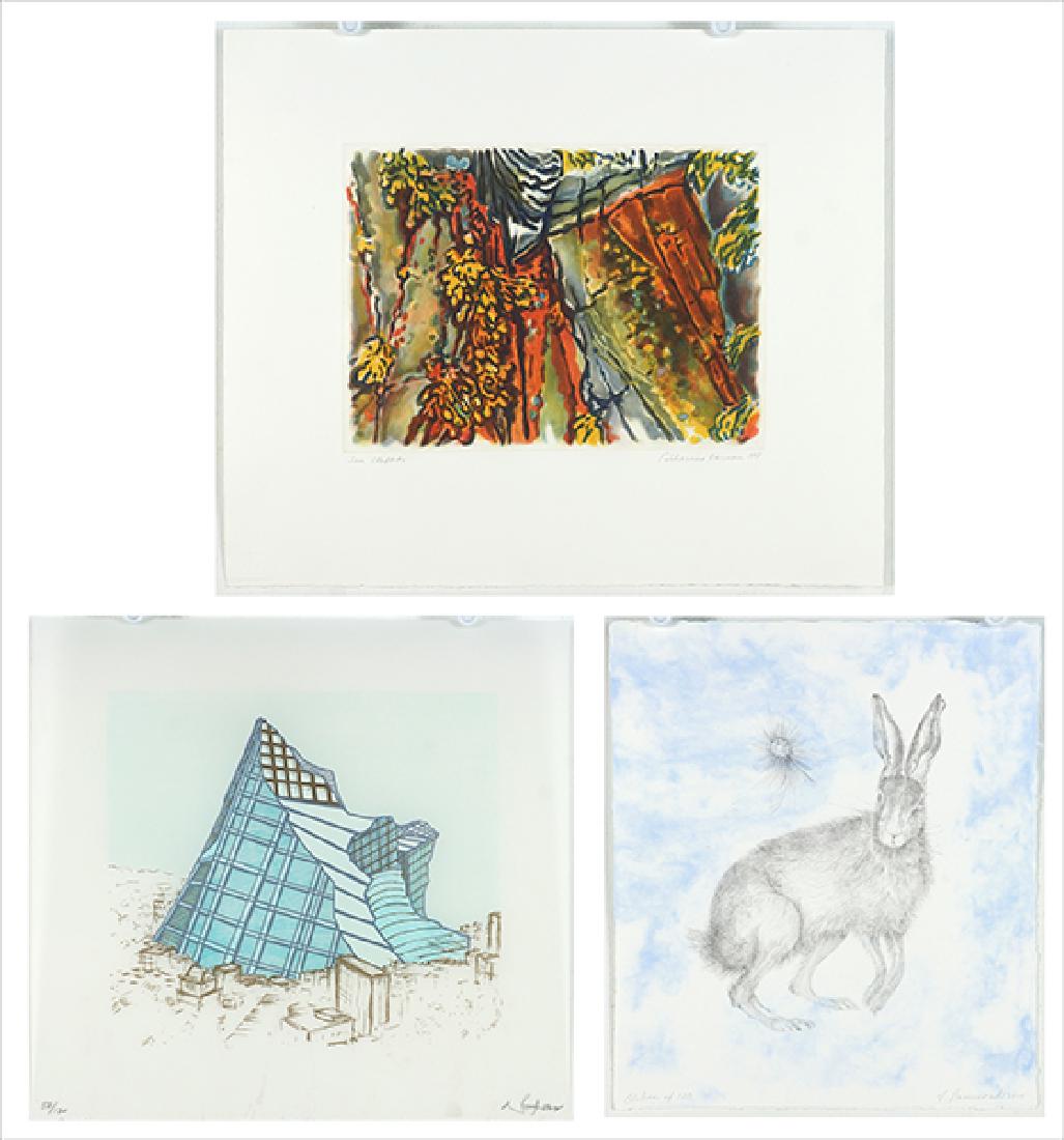 Catherine Kernan (American, B. 1948) Sea Cliff #1. (1 of 4)