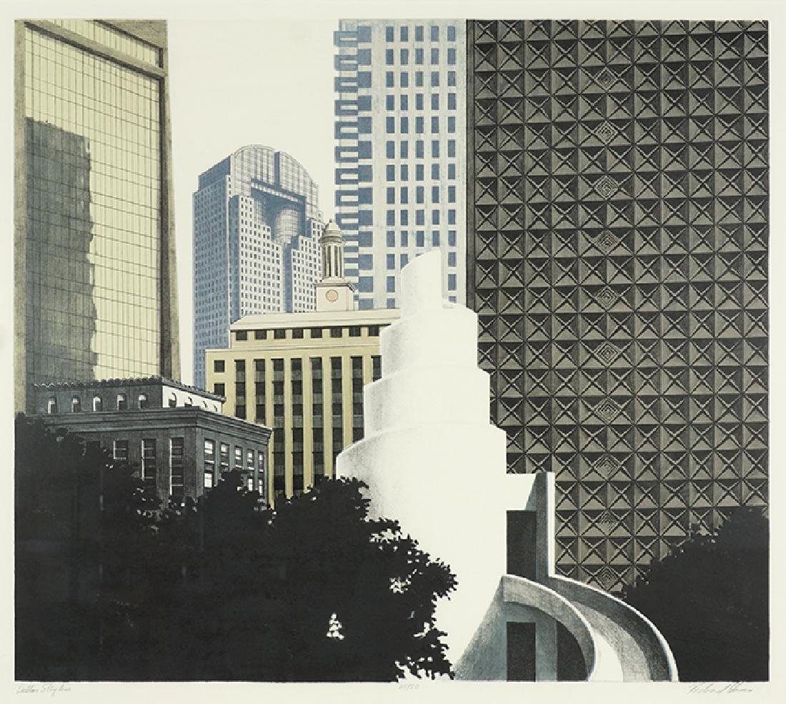 Richard Haas (American, B. 1936) Dallas Skyline. (1 of 1)