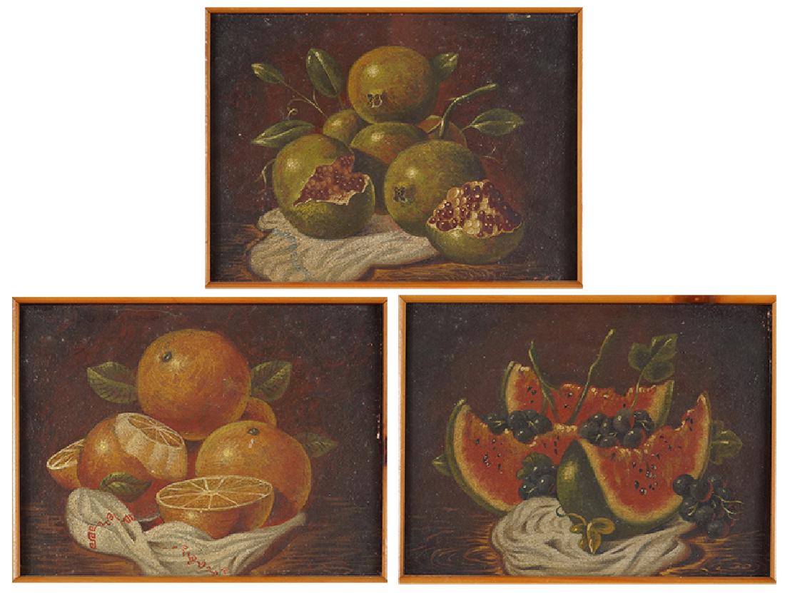 Arist Unknown (American, 20th Century) Three Works. (1 of 1)